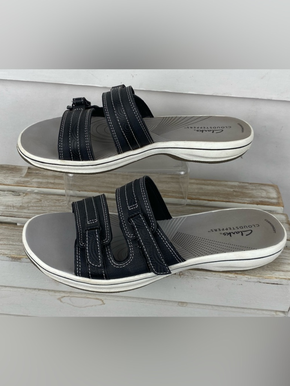 Cloud steppers by Clarks Women's Breeze Piper Sandals size 8M - Picture 4 of 11